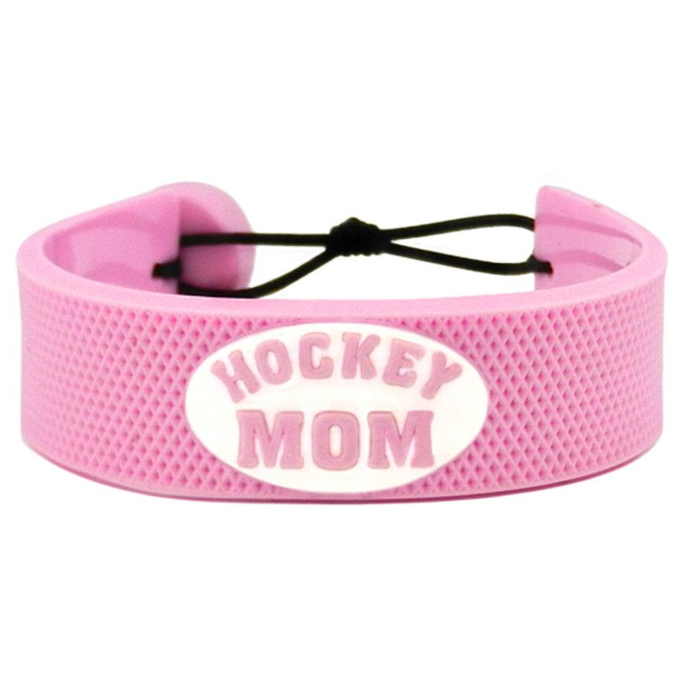 Classic Hockey Pink Leather Bracelet For Moms CO Gift - ToylandEU