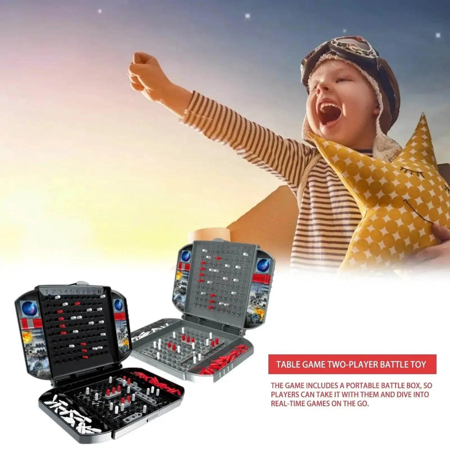  Classic Naval Warfare Board Game - Sea Battle Strategy Game for Kids and Family Fun -  ToylandEU™