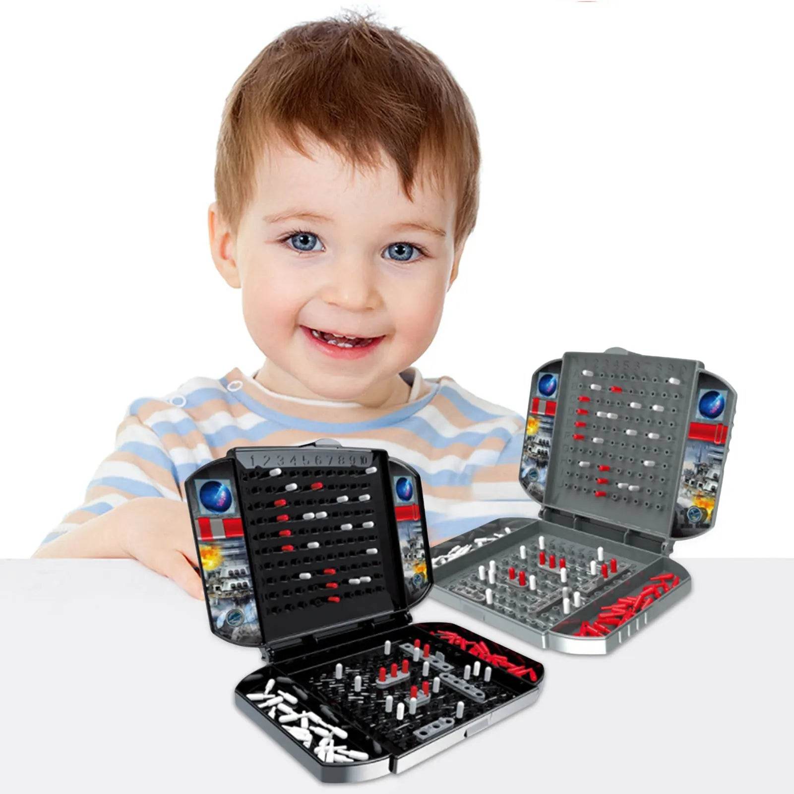 Classic Naval Warfare Board Game - Sea Battle Strategy Game for Kids and Family Fun - ToylandEU