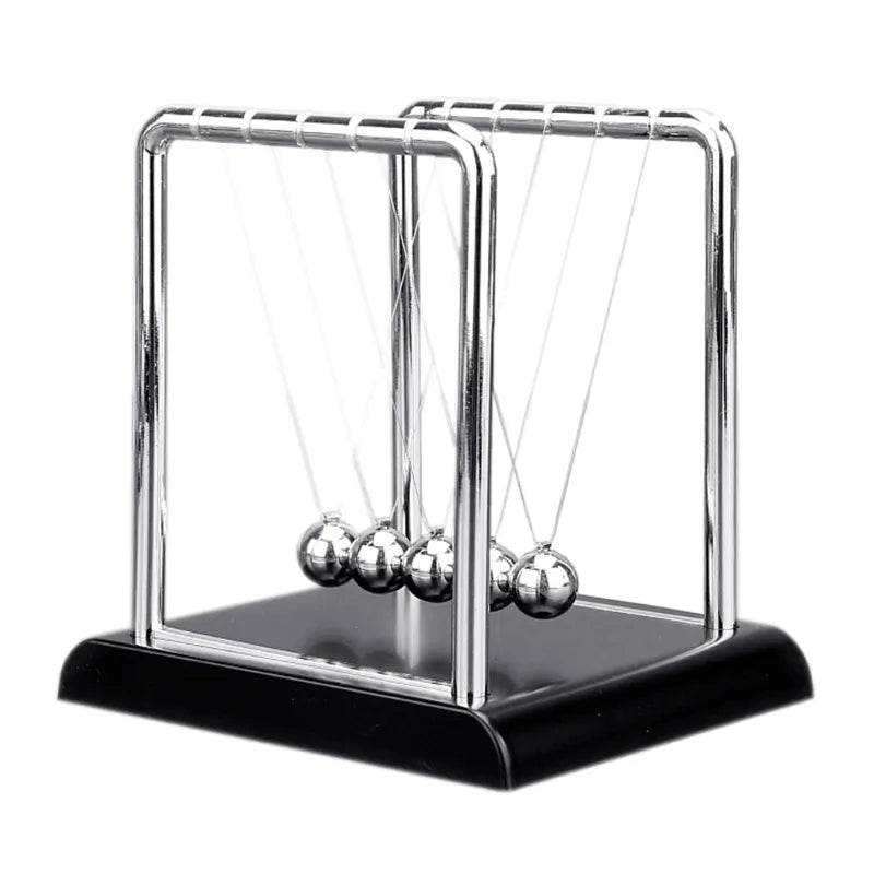 Classic Newton's Cradle: Stress Relief Science Desk Toy for All Ages - ToylandEU