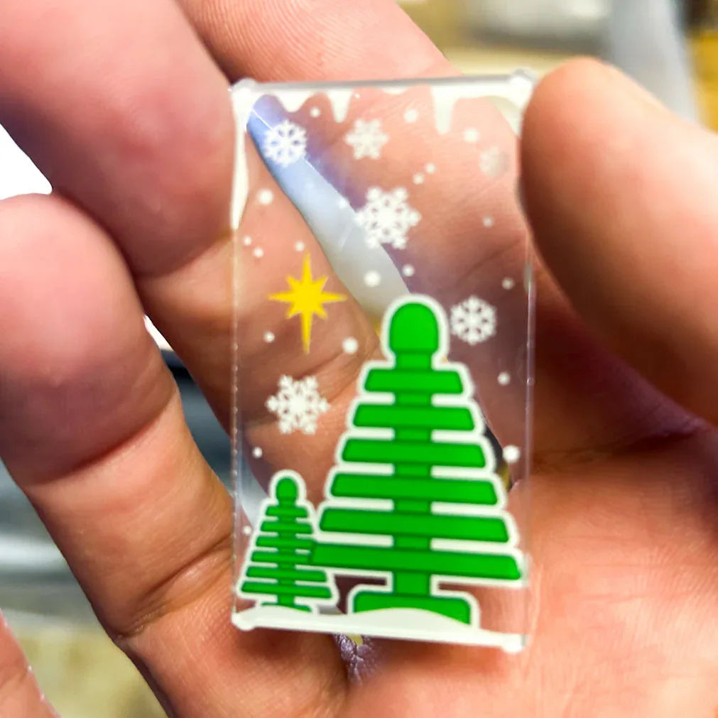 LEGO 4x6 Window Panel With Custom Winter Village Print - ToylandEU