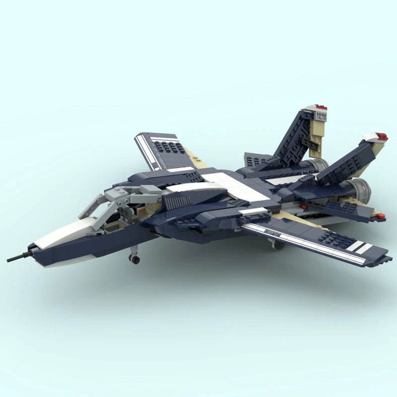 Classic Space MOC Building Blocks F-14 Wing Modifications Building Bricks MOC - ToylandEU