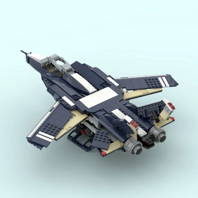 Classic Space MOC Building Blocks F-14 Wing Modifications Building Bricks MOC - ToylandEU