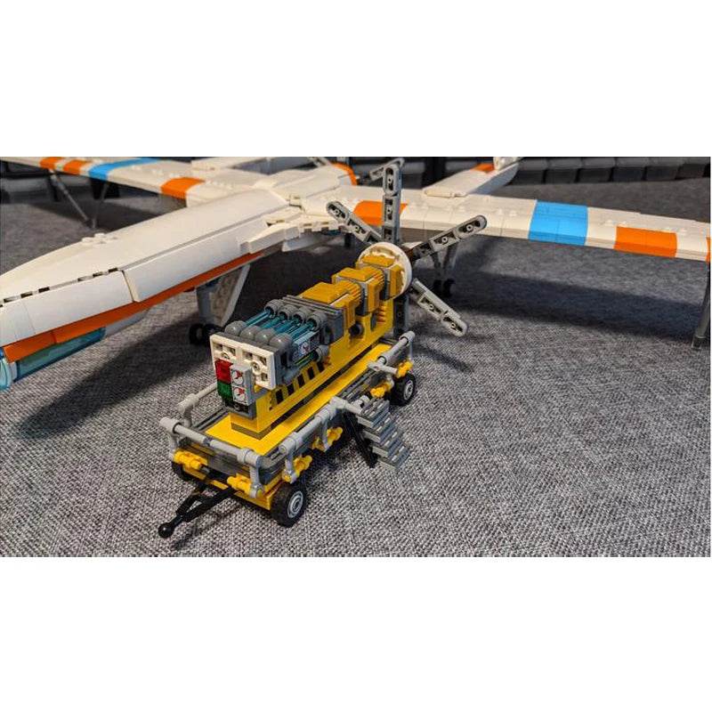 Classic Space Series Agricultural Glider Helicopter Model MOC Building Bricks MOC - ToylandEU