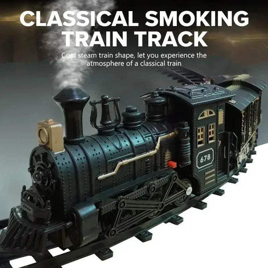  Classic Train Track Set With Sound Steam Locomotive -  ToylandEU™