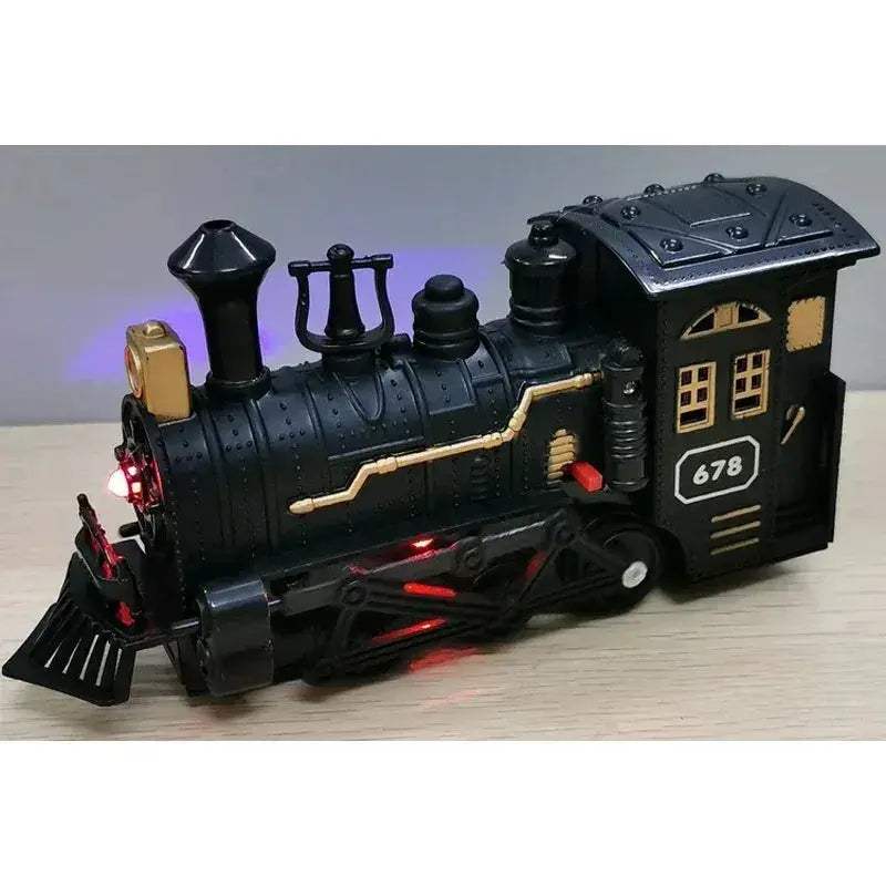 Classic Train Track Set With Sound And Steam Locomotive - ToylandEU