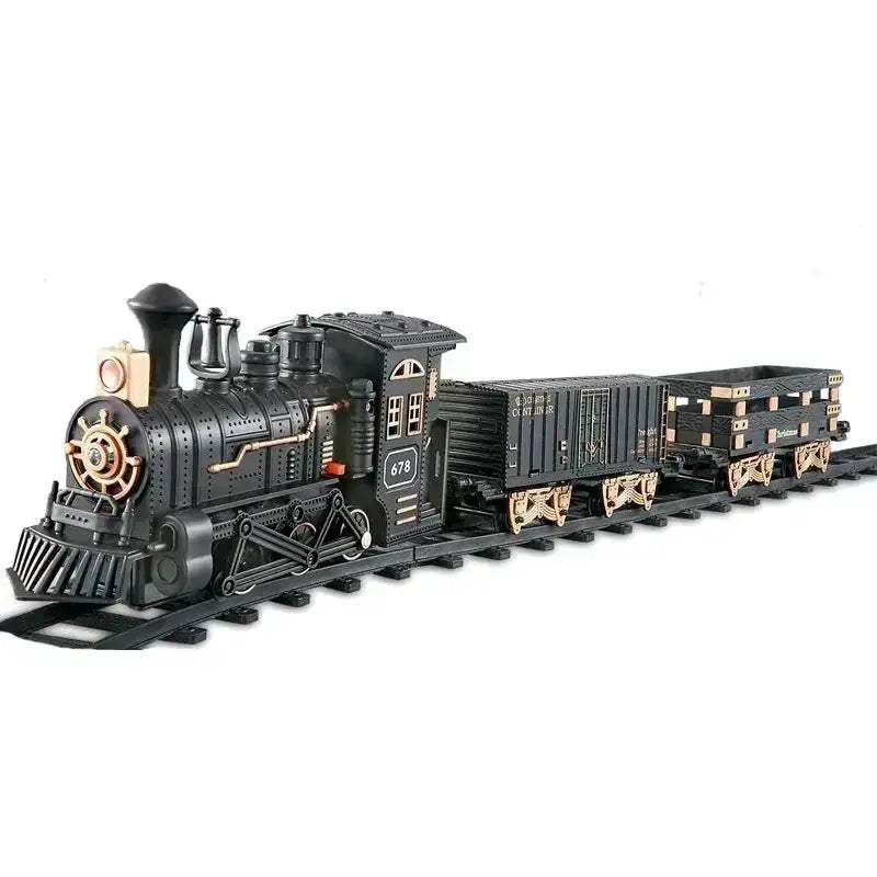 Classic Train Track Set With Sound And Steam Locomotive - ToylandEU