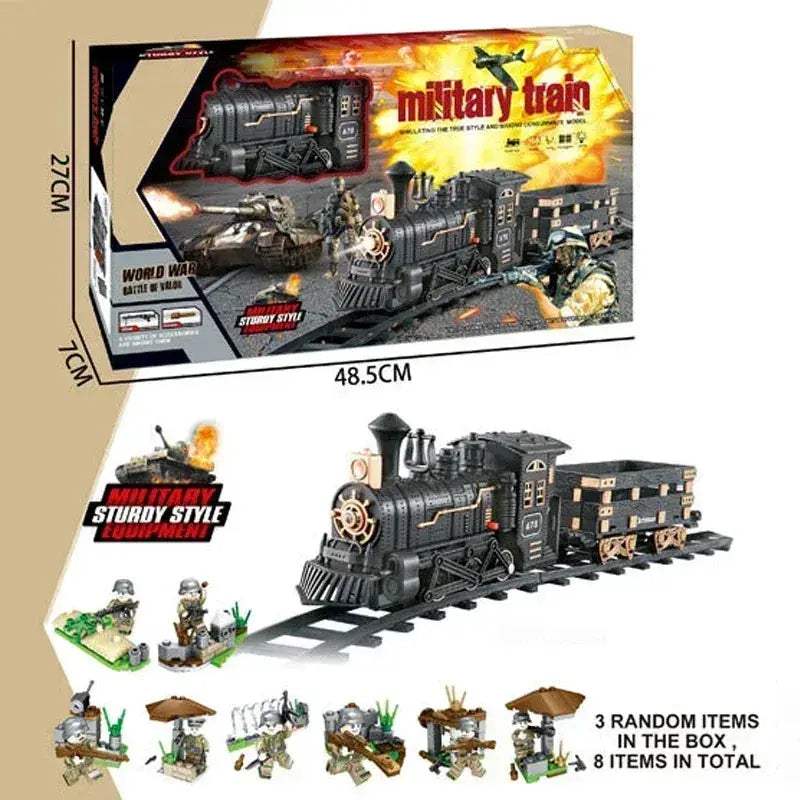 Classic Train Track Set With Sound And Steam Locomotive - ToylandEU