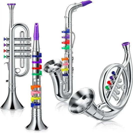  Classical Clarinet Trumpet Saxophone Imitation Musical Instrument Toys for Boys and Girls Early Education Learning Tool for Kids Children -  ToylandEU™