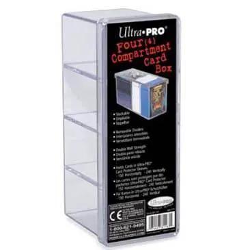  Clear 4 Piece Card Compartment Box With Removable Dividers -  ToylandEU™