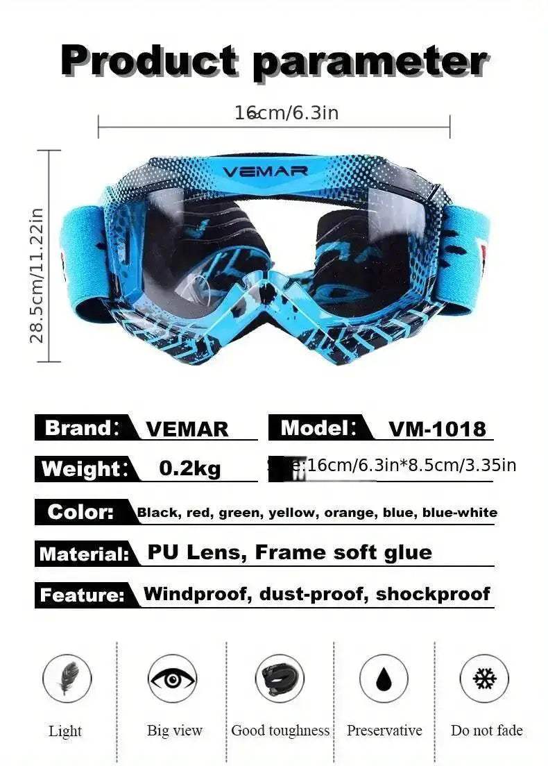  Clear Antifog Motocross Goggles For Kids Toyland EU -  ToylandEU™