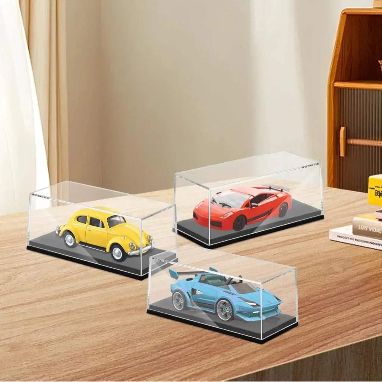 Clear Diecast Model Car Case Display Dustproof 1/64 Scale Collectibles - ToylandEU