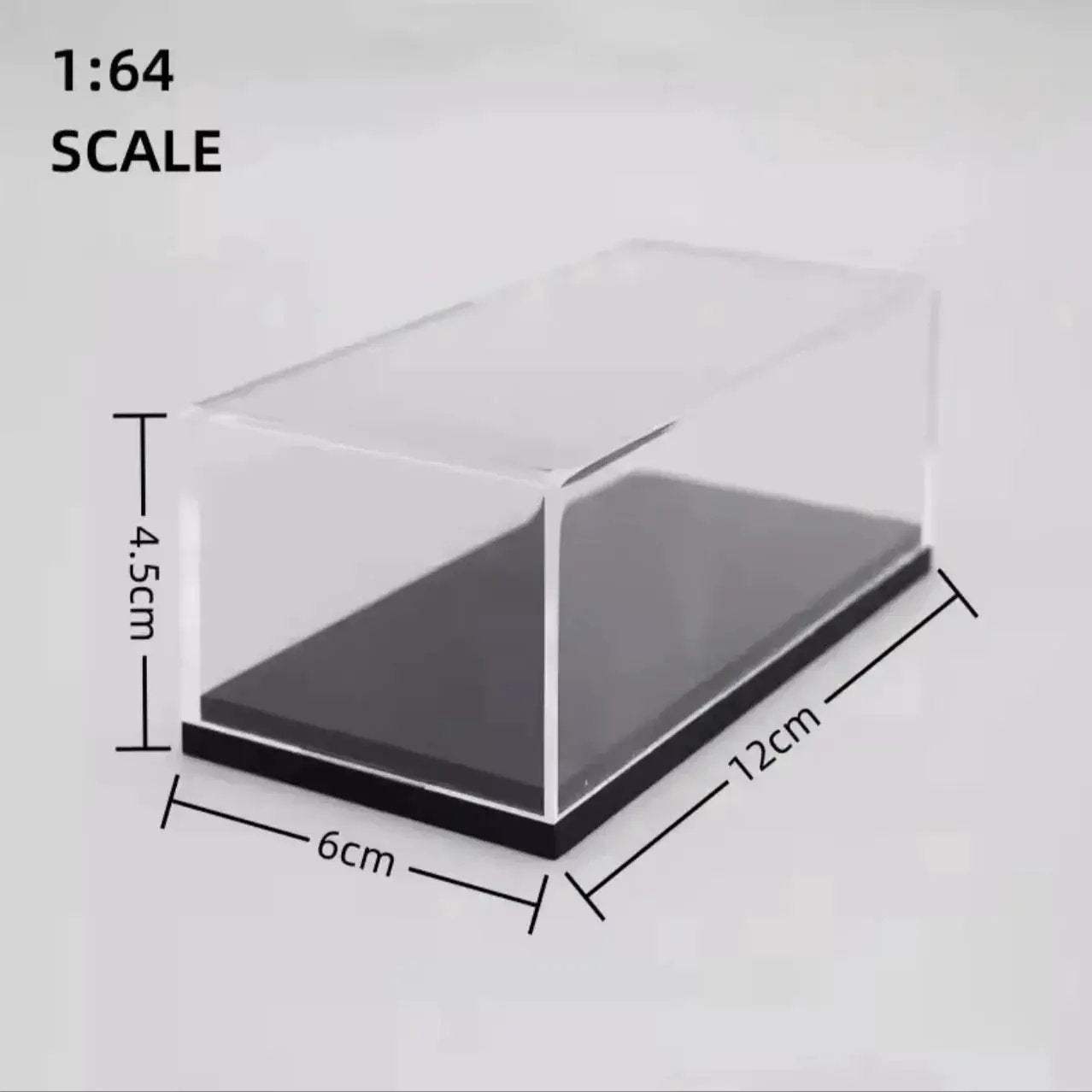 Clear Diecast Model Car Case Display Dustproof 1/64 Scale Collectibles - ToylandEU