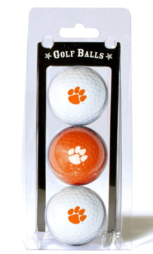 Clemson Tigers 3 Pack Golf Balls By Team Golf Licensed - ToylandEU
