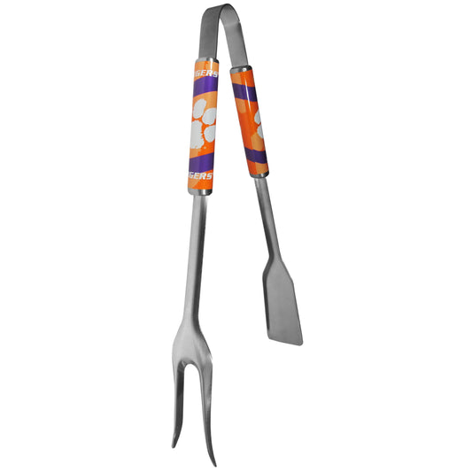 Clemson Tigers 3in1 BBQ Tool Stainless Steel Spatula Tongs - ToylandEU
