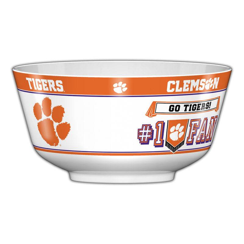 Clemson Tigers All Pro Party Bowl Melamine Serving Bowl - ToylandEU