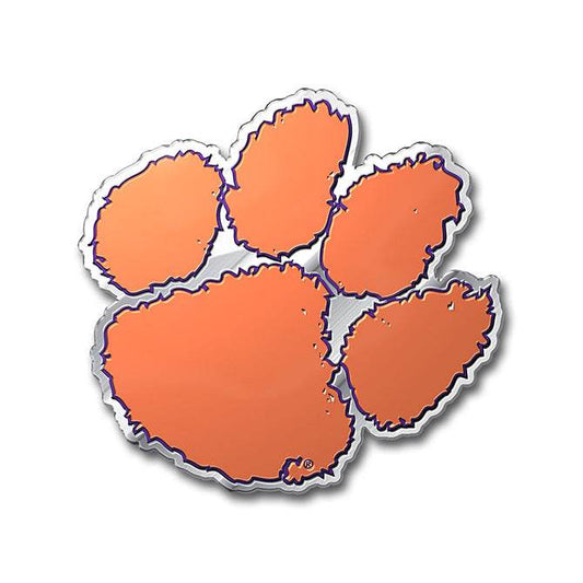 Clemson Tigers Auto Emblem Color Aluminum Durable Finish - ToylandEU
