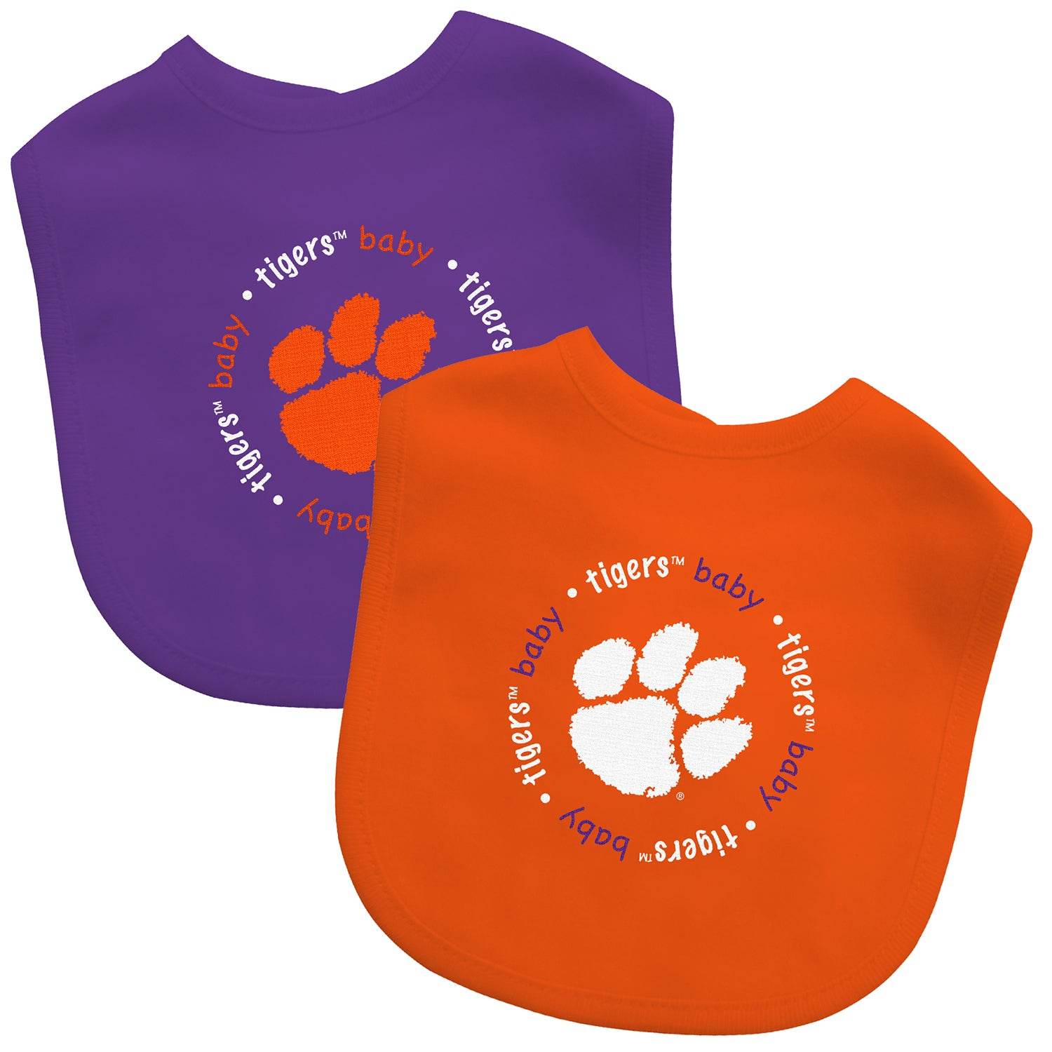 Clemson Tigers Baby Bibs 2 Pack Officially Licensed - ToylandEU
