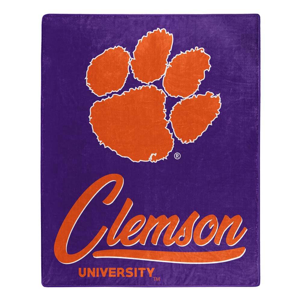 Clemson Tigers Blanket 50x60 Raschel Signature Design - ToylandEU