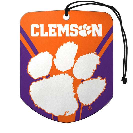 Clemson Tigers Car Air Freshener Shield Design 2 Pack - ToylandEU