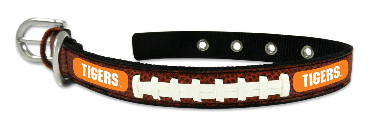 Clemson Tigers Classic Leather Small Football Collar - ToylandEU