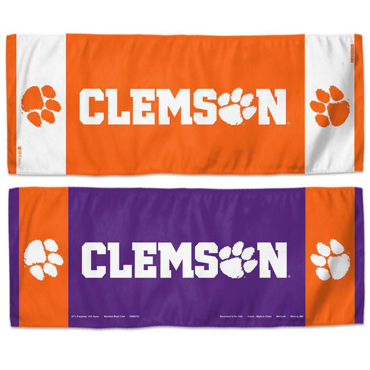 Clemson Tigers Cooling Towel 12x30 Performance Polyester - ToylandEU