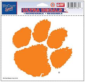 Clemson Tigers Decal 5x6 Ultra Color - ToylandEU