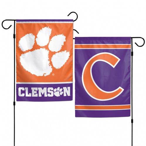 Clemson Tigers Flag 12x18 Garden Style 2 Sided - ToylandEU