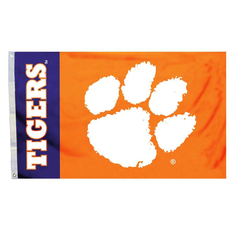 Clemson Tigers Flag 3x5 Banner Outdoor Yard Decor Set - ToylandEU
