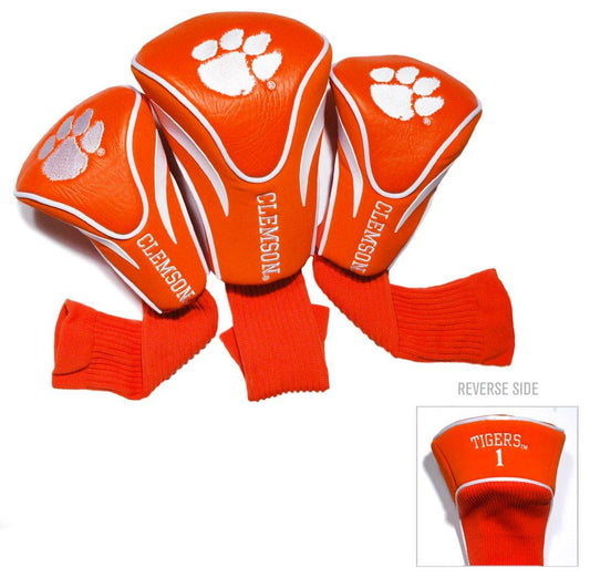 Clemson Tigers Golf Contour Headcover Set Three Piece - ToylandEU