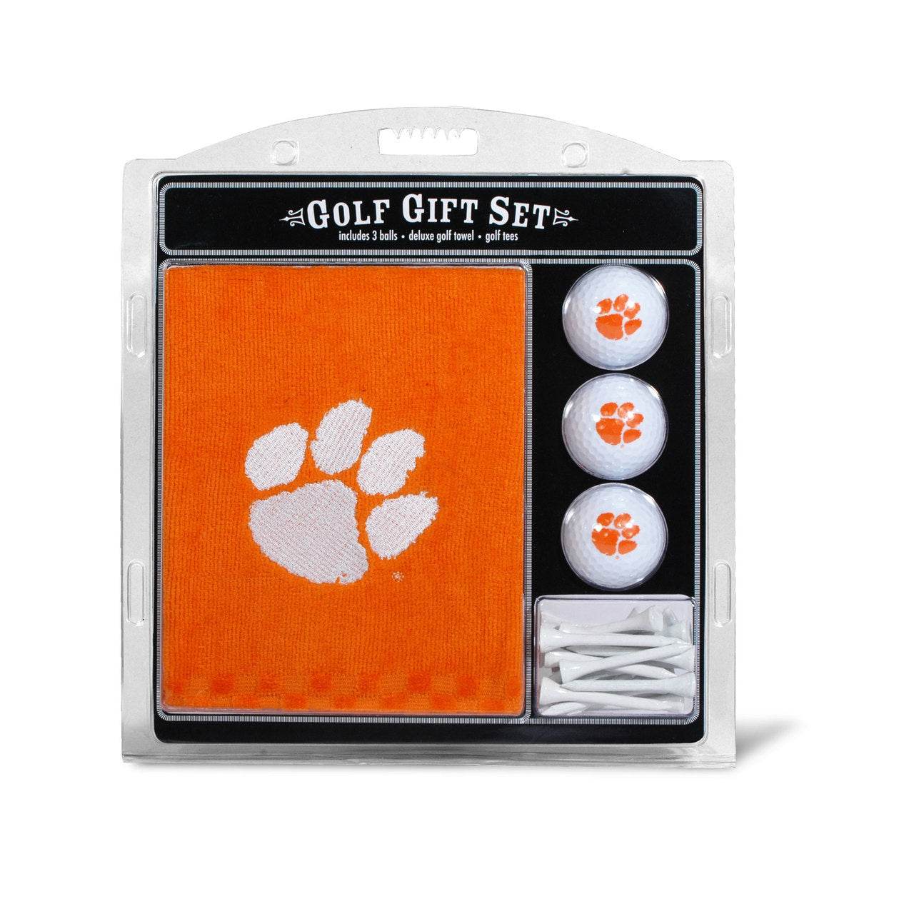Clemson Tigers Golf Gift Set With Embroidered Towel - ToylandEU