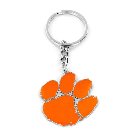 Clemson Tigers Keychain Logo Metal With Detachable Ring - ToylandEU