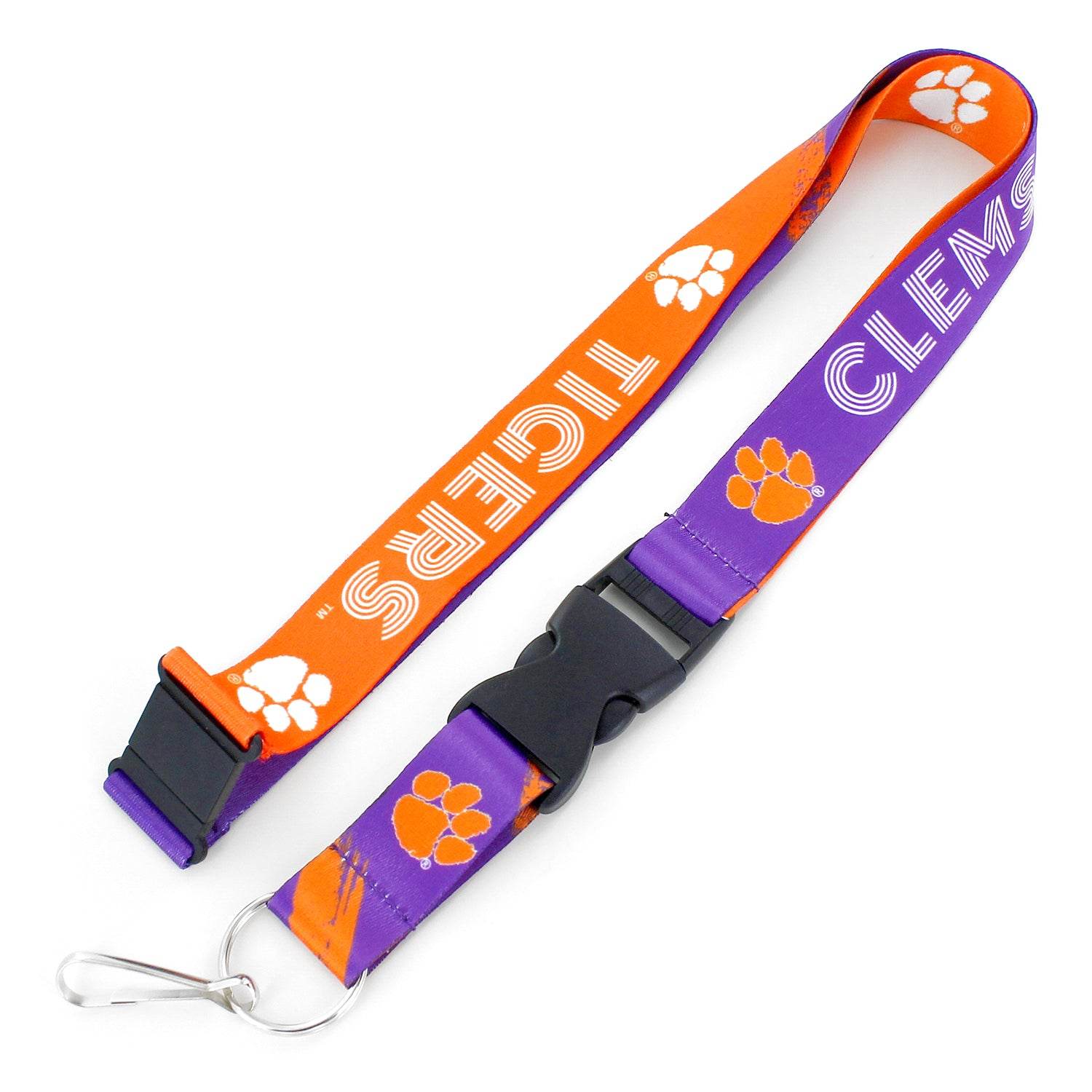 Clemson Tigers Lanyard Crossfade Design Breakaway Clip - ToylandEU