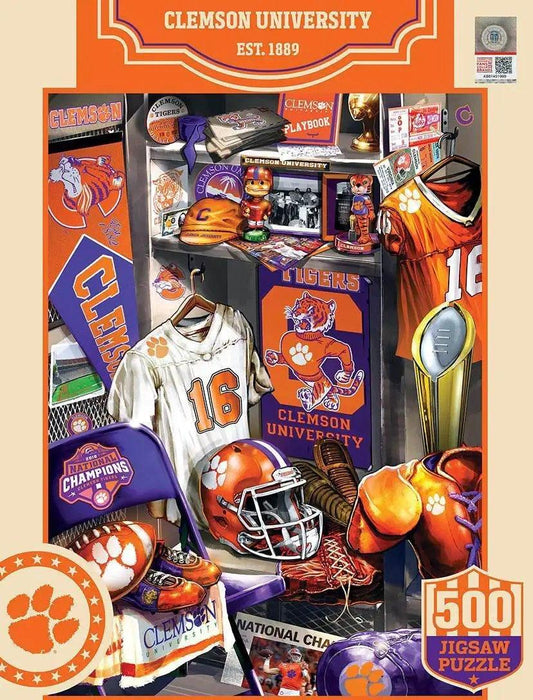  Clemson Tigers Locker Room Puzzle 500 Piece Collectible -  ToylandEU™