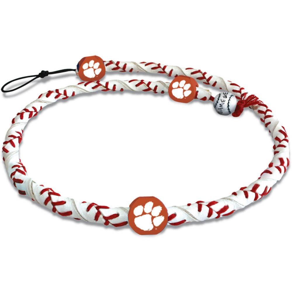 Clemson Tigers Necklace Frozen Rope Baseball Jewelry - ToylandEU