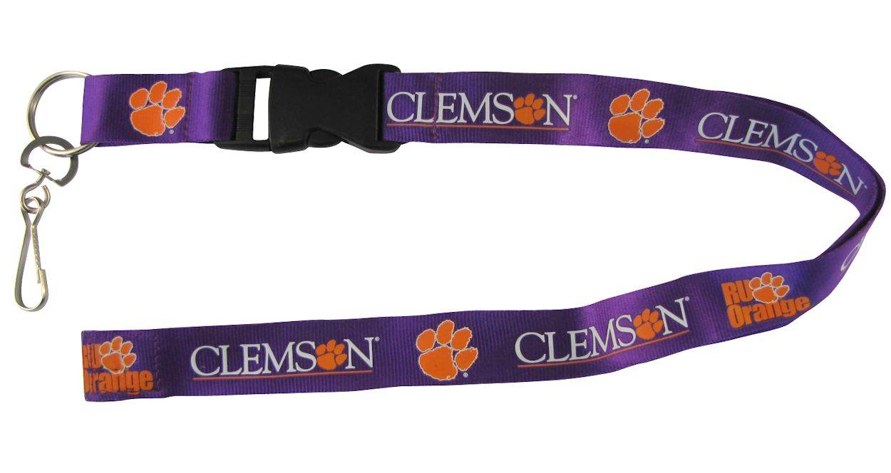 Clemson Tigers Official Lanyard Breakaway With Key Ring - ToylandEU