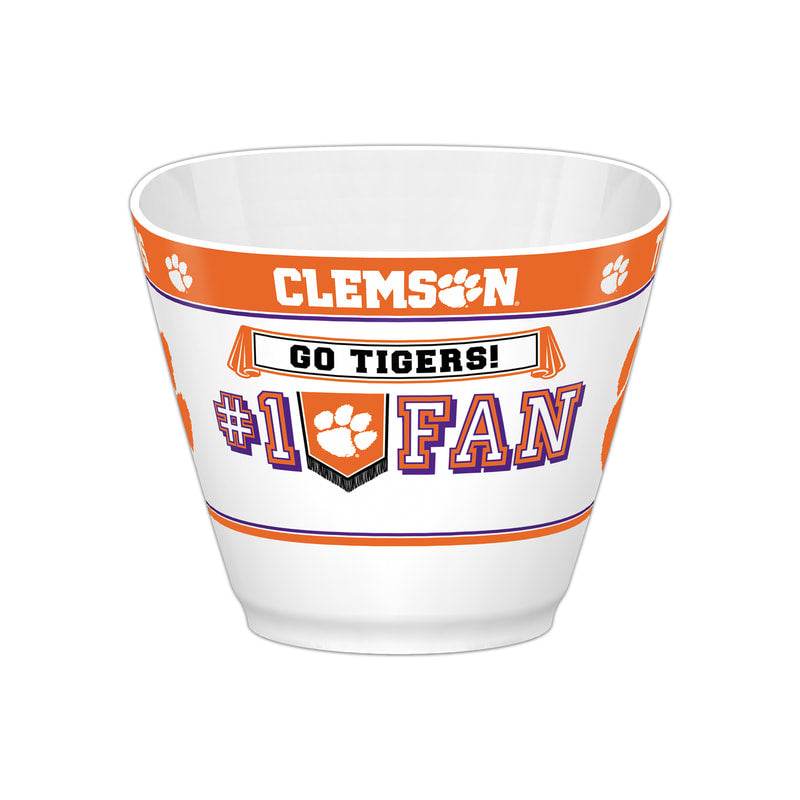 Clemson Tigers Party Bowl MVP Collectible Co Branded Decor - ToylandEU