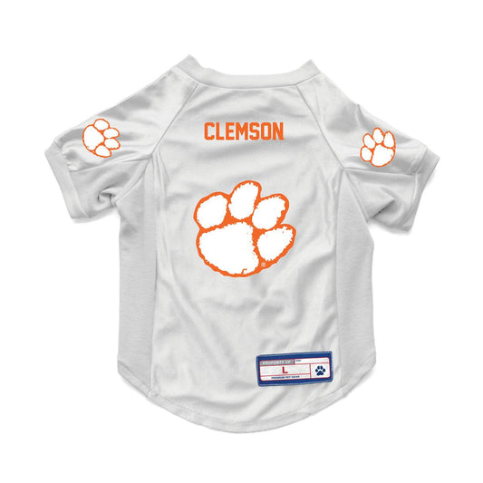Clemson Tigers Pet Jersey Stretch Size M Dazzle Fabric - ToylandEU