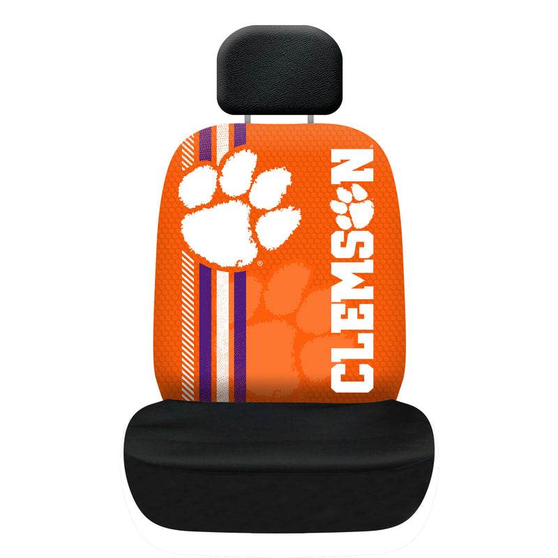 Clemson Tigers Rally Design Car Seat Cover Cushioned CO - ToylandEU