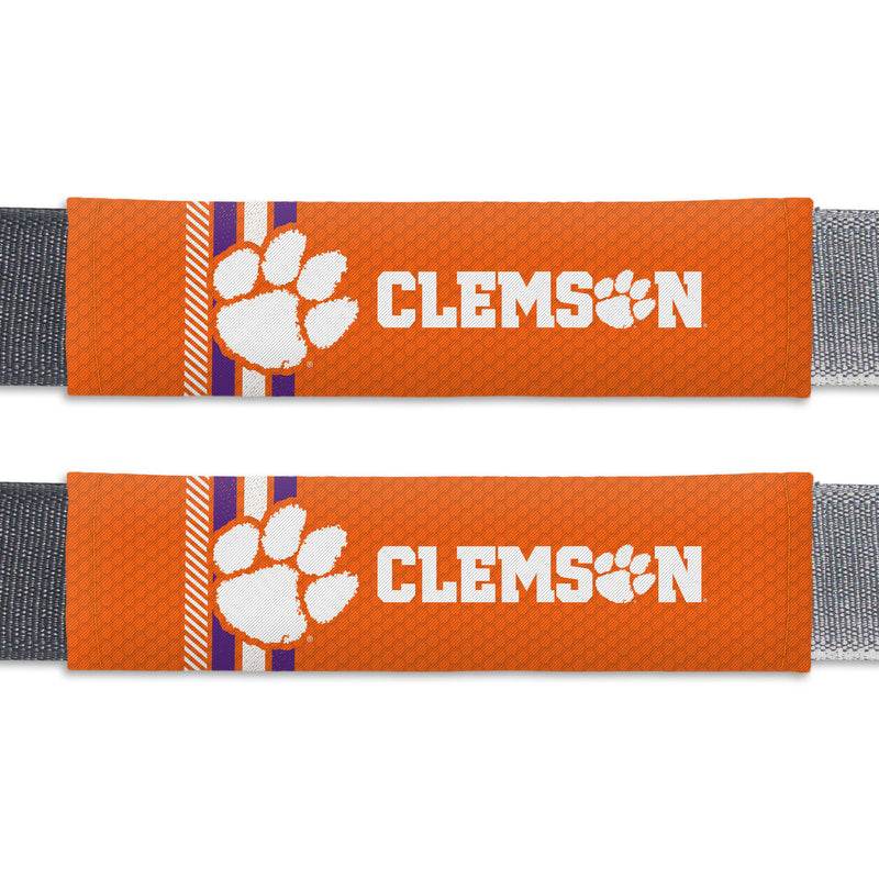 Clemson Tigers Rally Design Seat Belt Pads Polyester Pair - ToylandEU