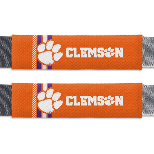 Clemson Tigers Rally Design Seat Belt Pads Polyester Pair - ToylandEU