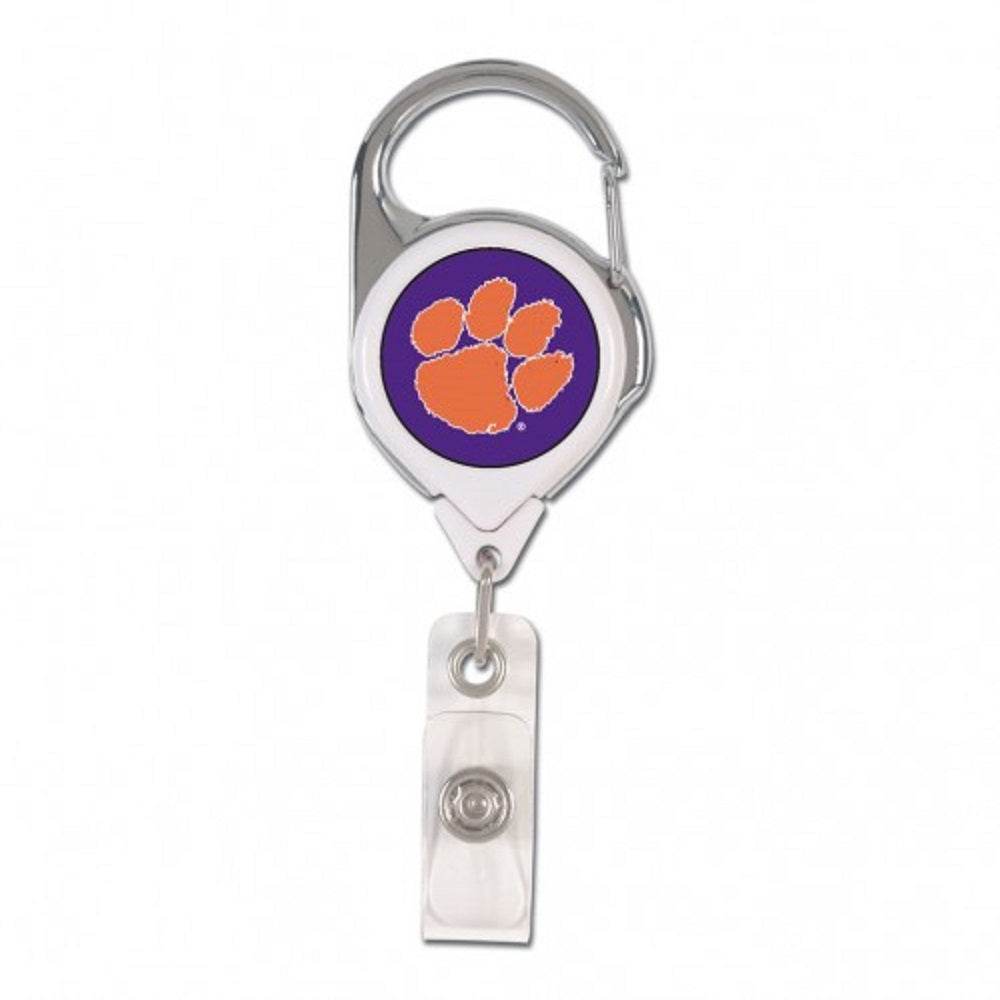Clemson Tigers Retractable Premium Badge Holder Licensed - ToylandEU