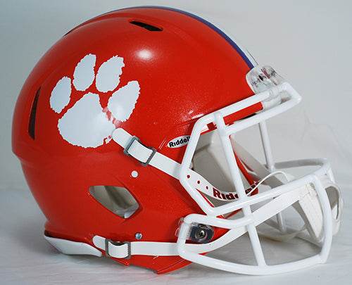 Clemson Tigers Riddell Full Size Helmet Speed Style - ToylandEU