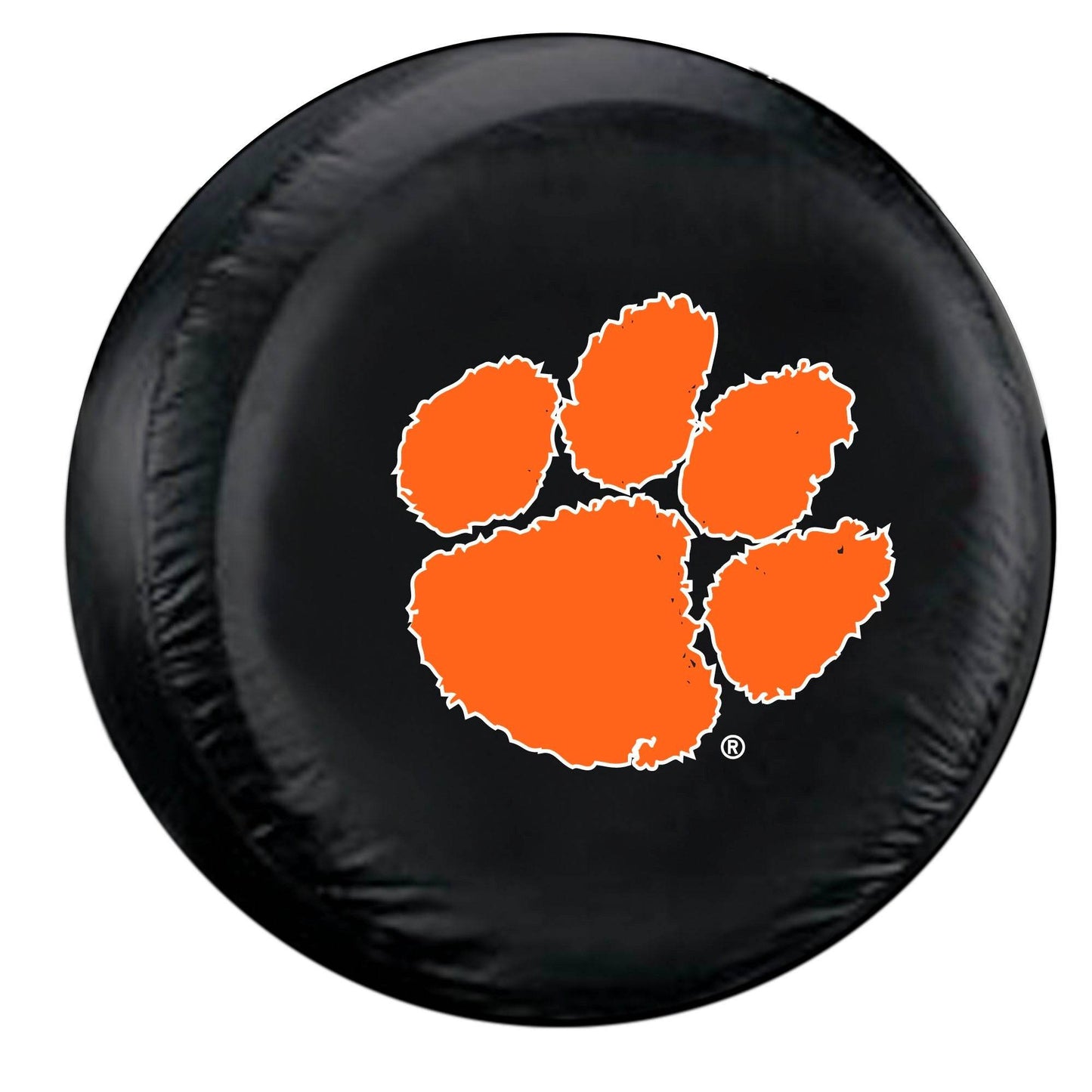Clemson Tigers Spare Tire Cover Large Size Black CO - ToylandEU