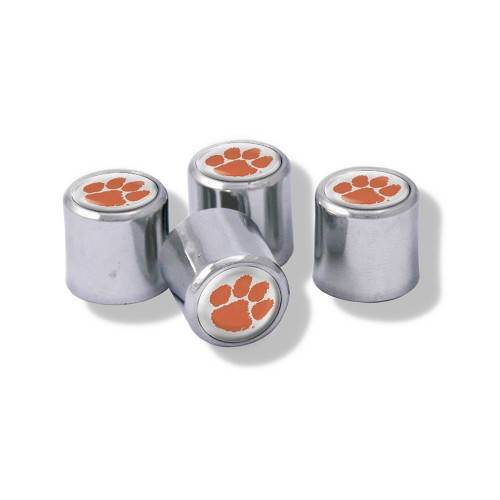 Clemson Tigers Valve Stem Caps Set of 4 Universal Fit - ToylandEU