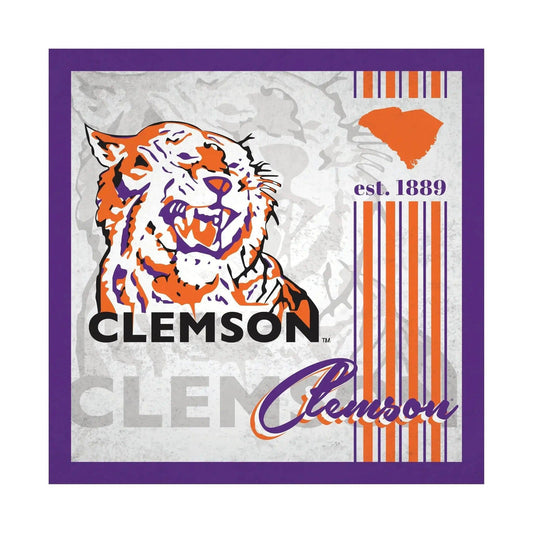  Clemson Tigers Wood Sign 10x10 Album Design Wall Decor -  ToylandEU™