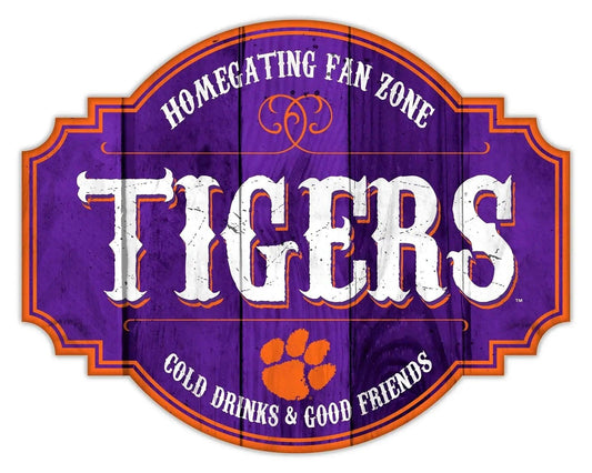  Clemson Tigers Wood Sign 12 Inch Homegating Tavern Decor -  ToylandEU™