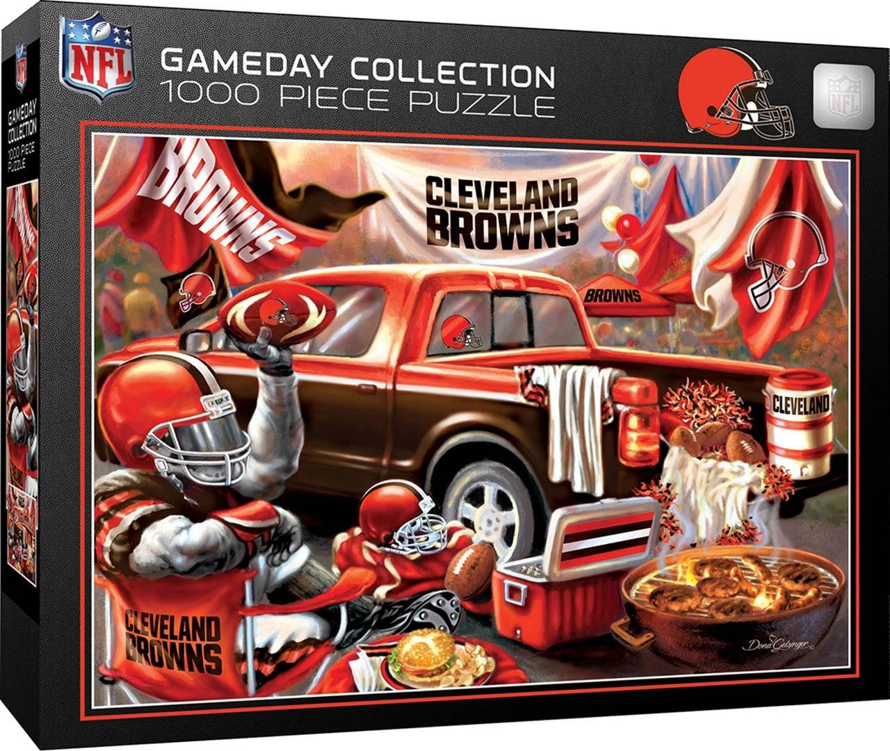 Cleveland Browns 1000 Piece Puzzle Gameday Design Official - ToylandEU