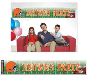 Cleveland Browns 12x65 Party Banner Officially Licensed - ToylandEU