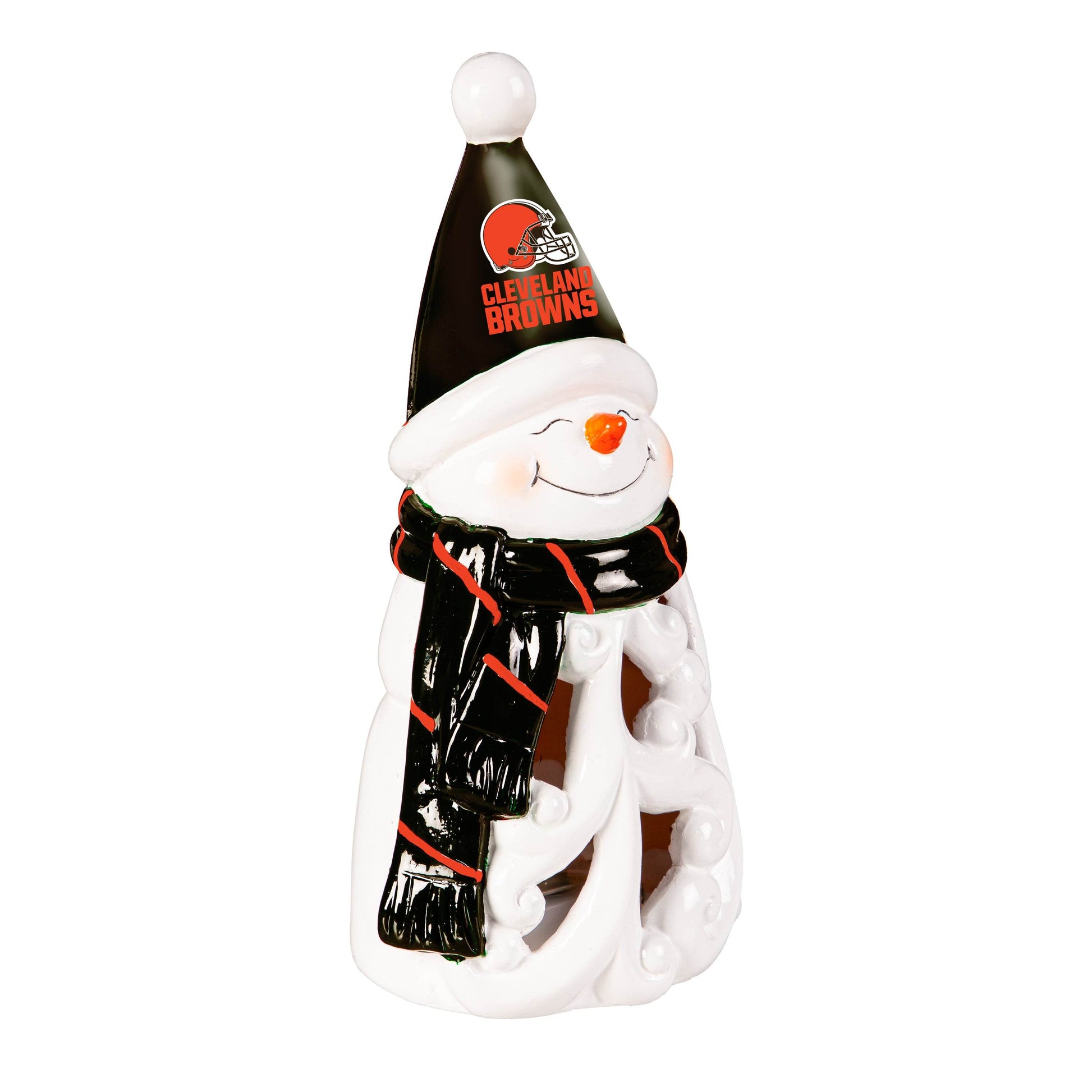 Cleveland Browns 8 Inch LED Snowman Statue For Home Decor - ToylandEU